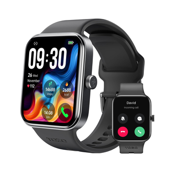 S4 AcuFit One Smart Watch 1.78" AMOLED Screen – For Men & Women