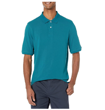 Men's Cotton Pique Polo Shirt – Regular Fit, Big & Tall
