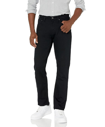 Men's Athletic-Fit Stretch Jeans with Tapered Leg Comfort