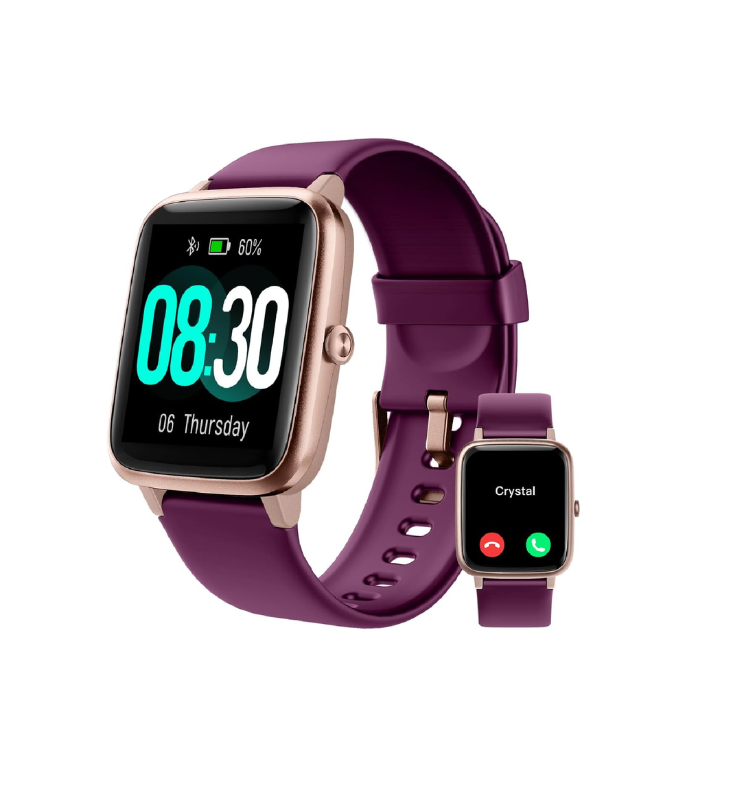 Smart Watch with Bluetooth Calling, Fitness & Health Tracker