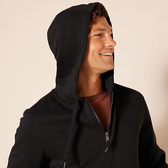 Men's Full-Zip Fleece Hoodie – Big & Tall Sizes