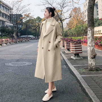 Women’s Loose Japanese Korean Casual Button Coat