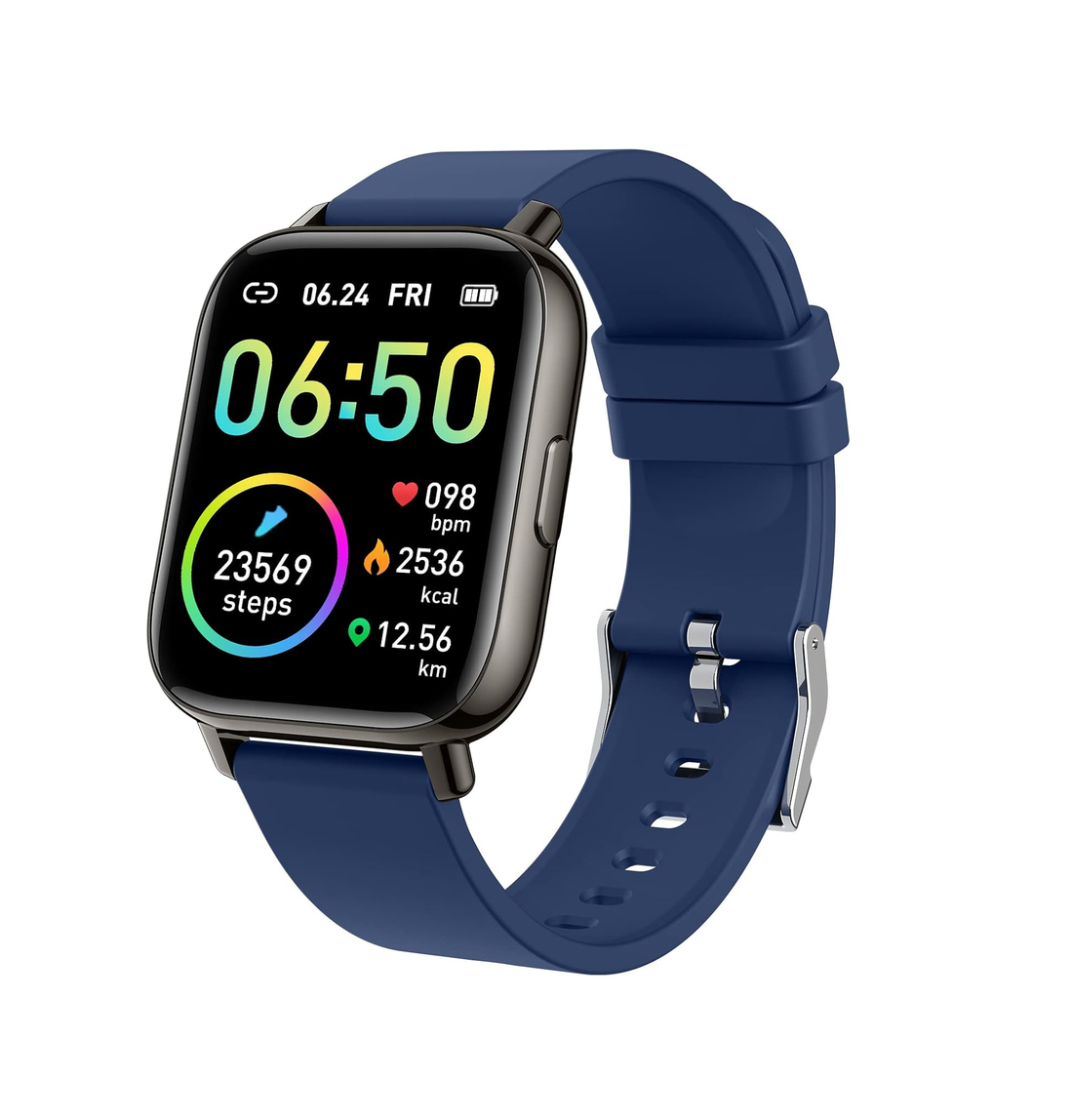 Waterproof Smartwatch with Sleep, Step Counter & Sports Modes